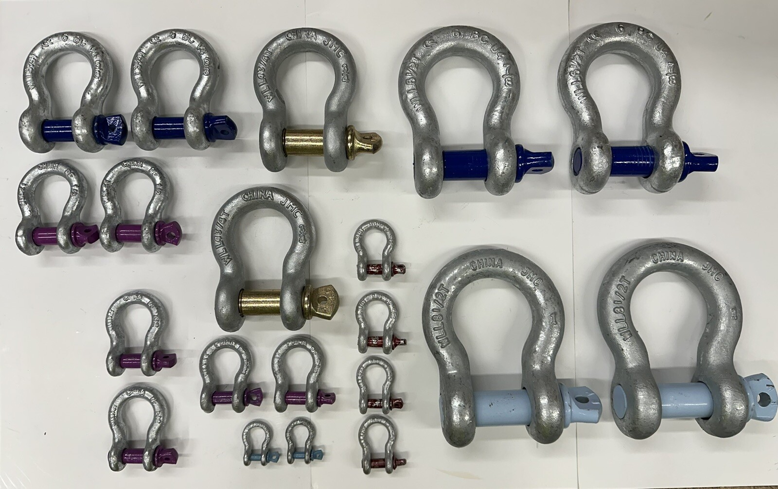Screw Pin Anchor Shackle Clevis D Ring Bow Lifting Pulling Sizes 3/16″ to 2″®️🆕