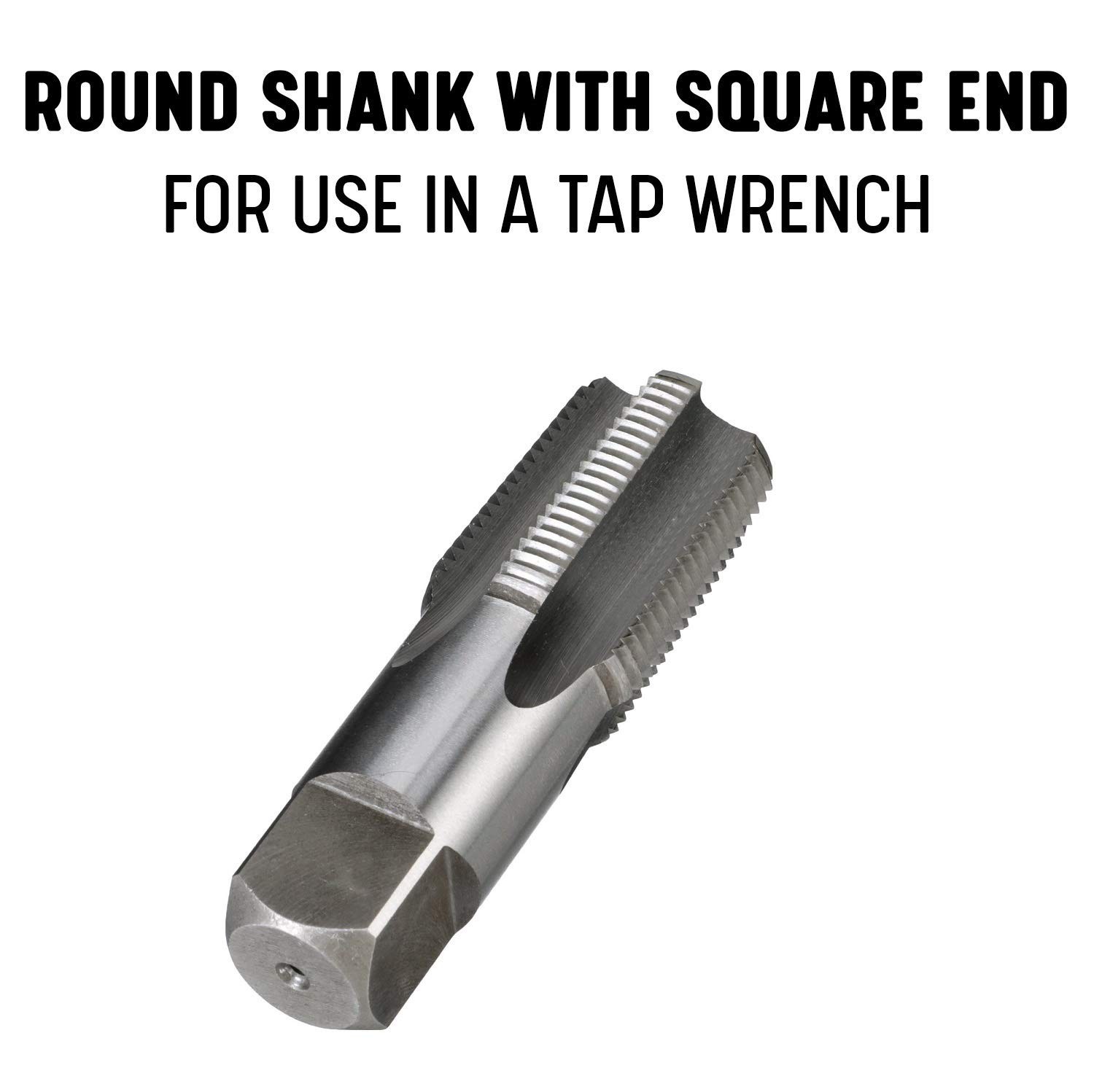 Carbon Steel Pipe Tap 1/8 Npt Uncoated Threading Tool Right Hand Cut 27 Gauge