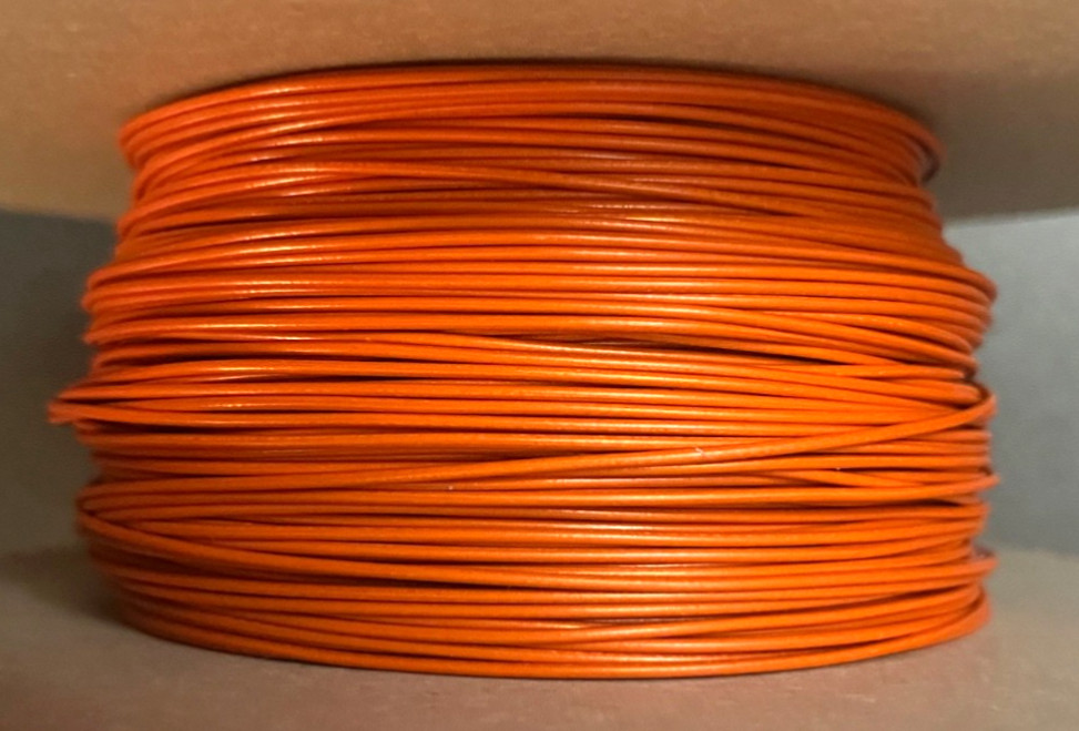 500’ Ft. 22 AWG Gauge Tinned Copper Wire, Orange, PVC, Hookup Cable USA