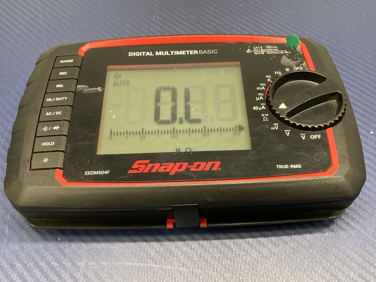 Snap-on EEDM504F Digital Multimeter Basic CAT III True RMS