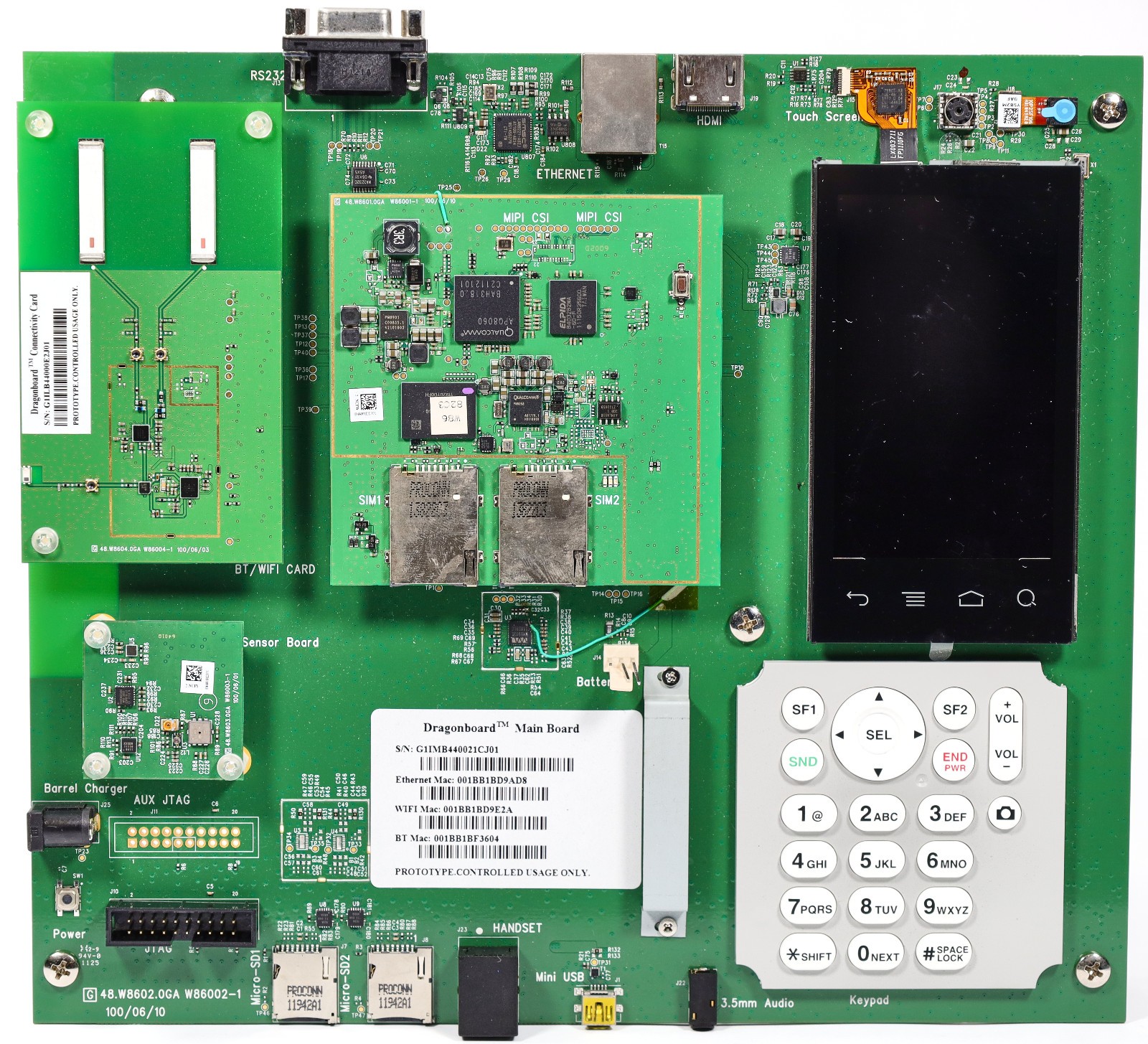 Qualcomm APQ8060 Android Development Board DragonBoard Eval Kit