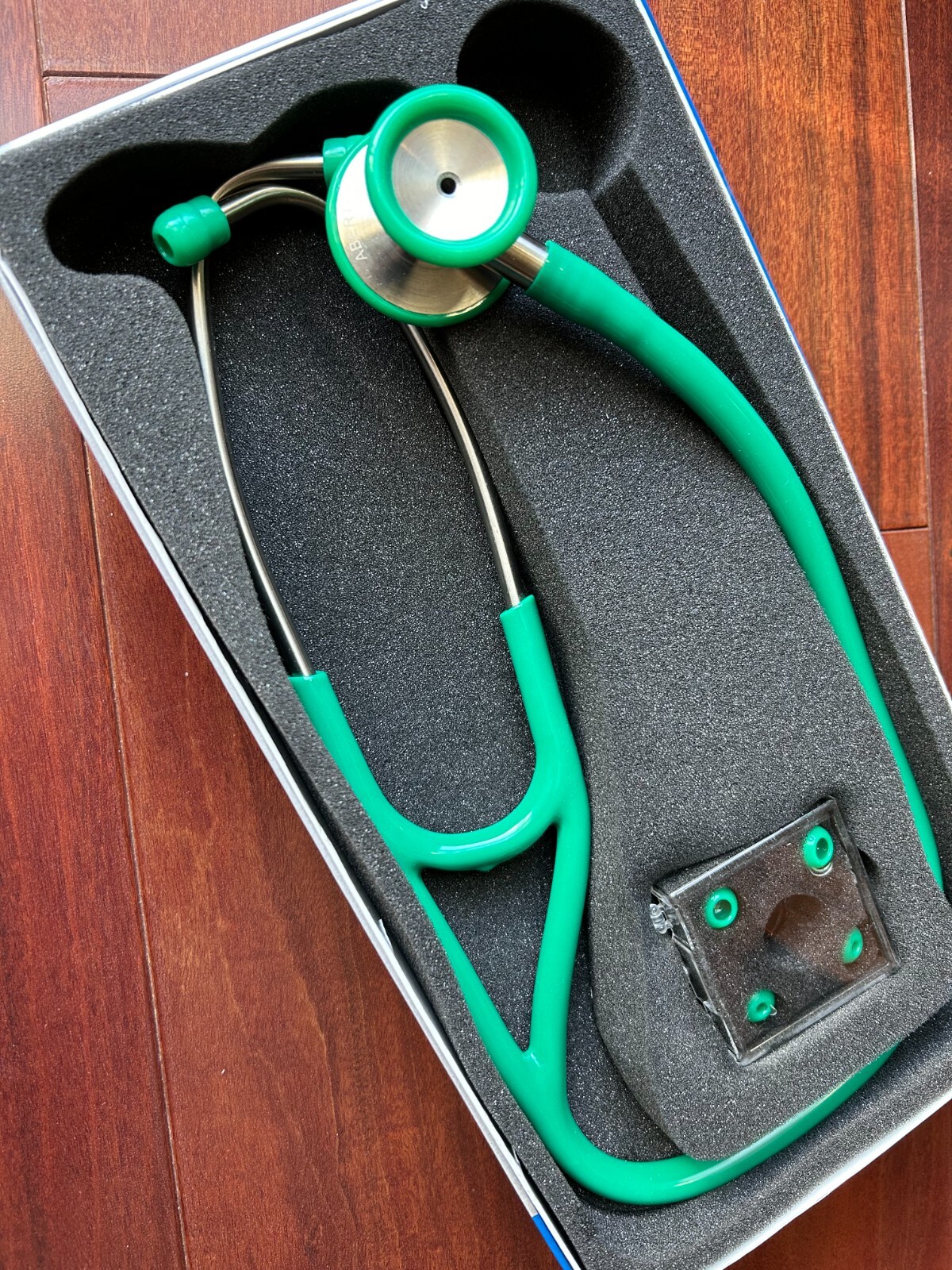 GREEN CARDIOLOGY STETHOSCOPE DIAPHRAGM PROFESSIONAL DOUBLE HEAD 