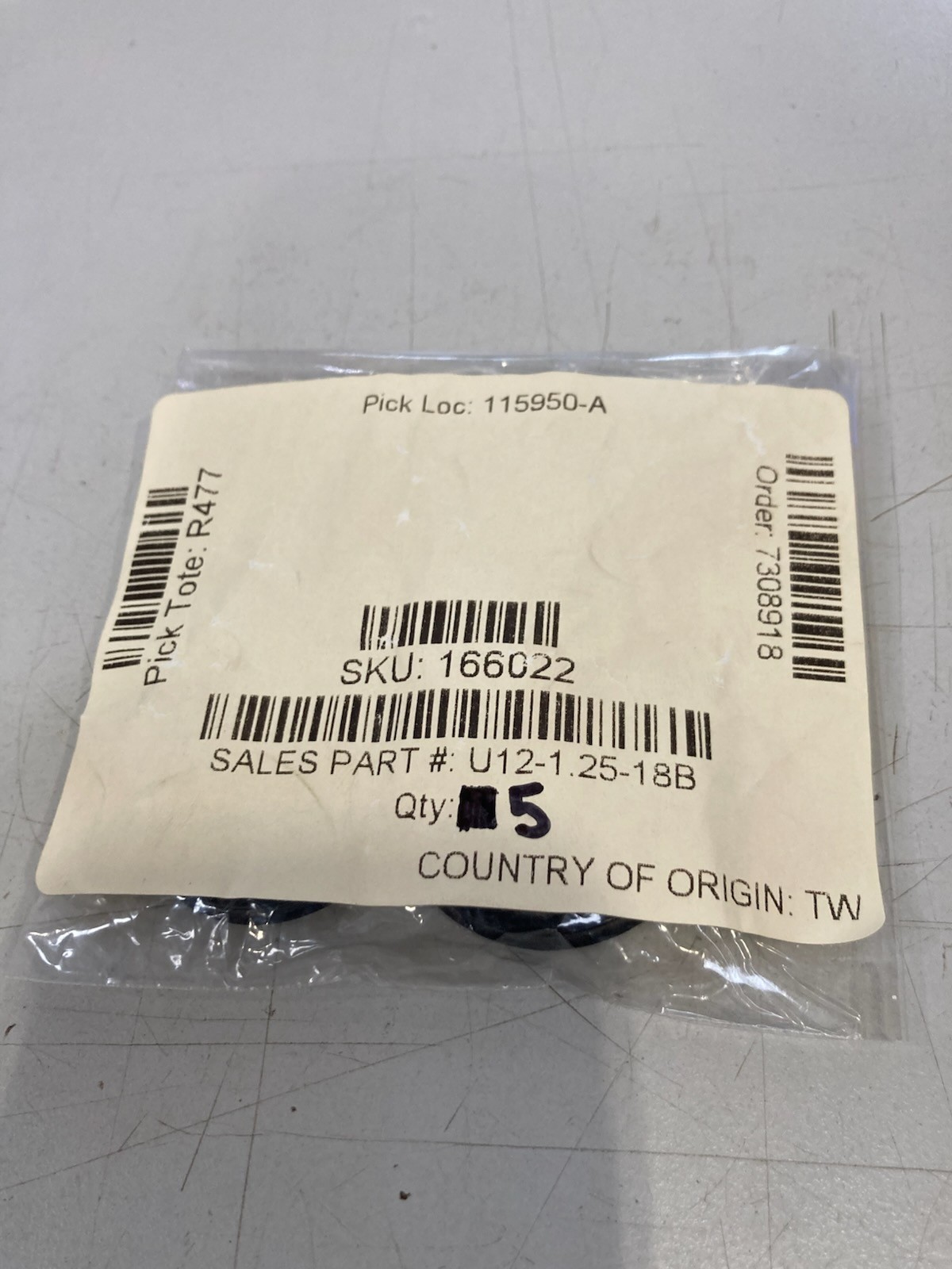 U12-1.25-18B U-Cup Seal 1-1/4″ ID x 1-1/2″ OD x 3/16″ H 90A Urethane Hyd 5pc