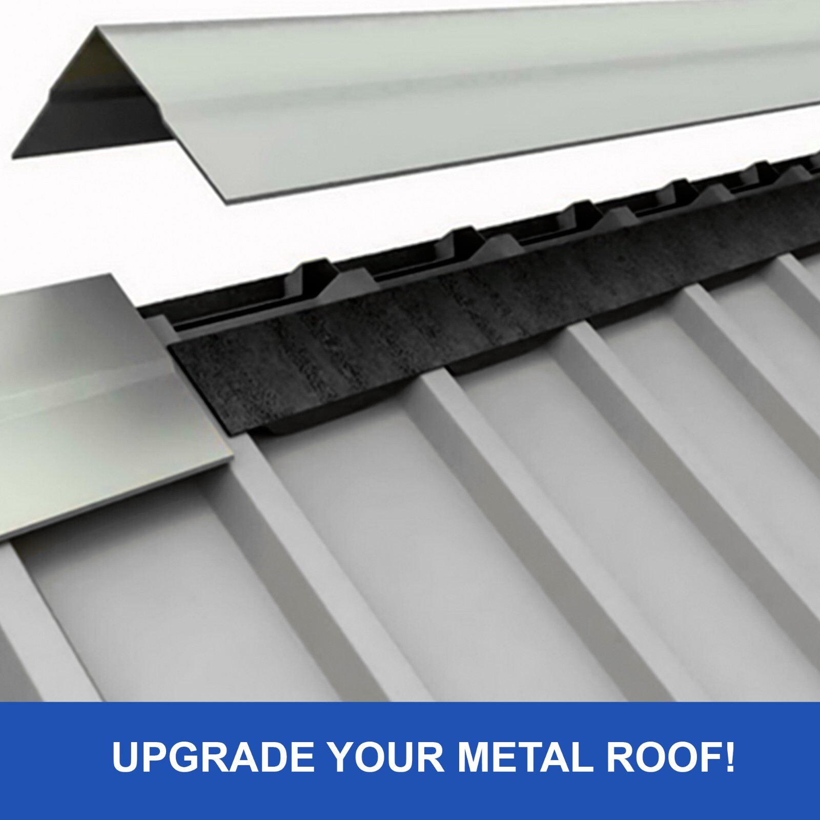 Duco Plus 12in Profile R 3ft Panel Foam Closure Strips Metal Roofing Panels