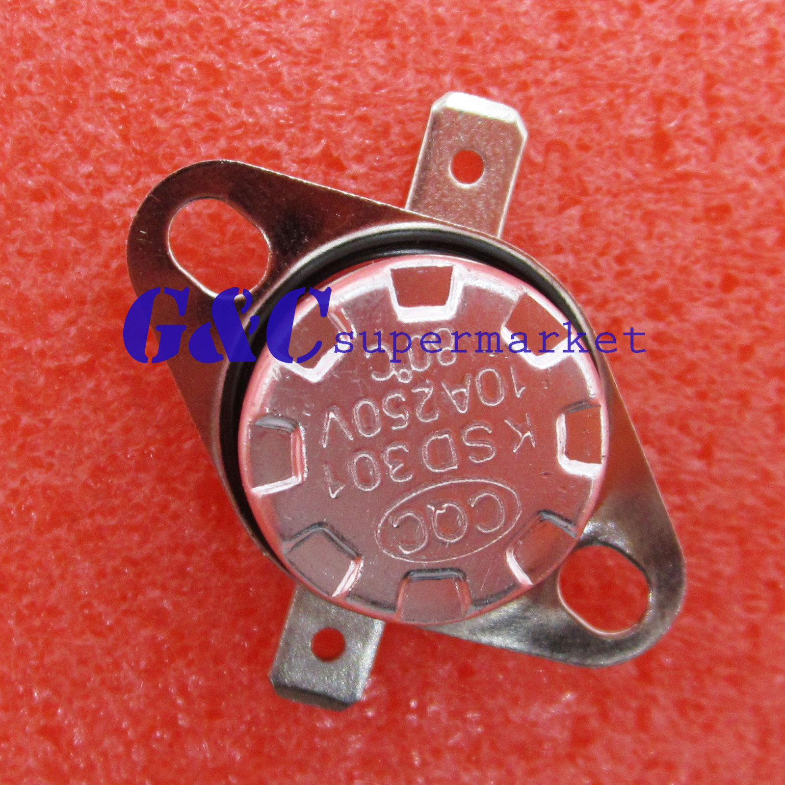 KSD301 50°C / 122°F Degree Celsius N.O. Temperature Switch Thermostat 10A 250V