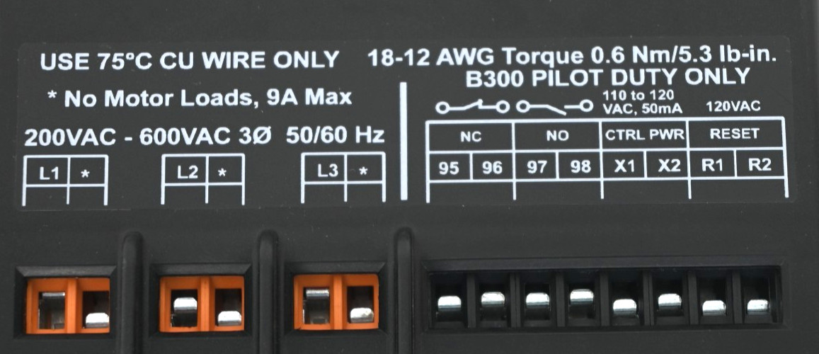 EATON C4410590NOUI MOTOR INSIGHT SOLID STATE OVERLOAD RELAY 200–600 V AC 5–90A