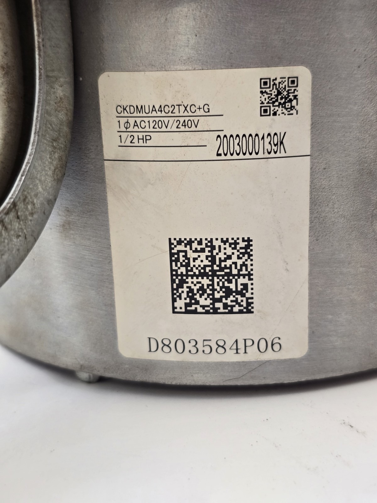 Trane DMUA4C2TX ECM Motor 120V/240V 1/2 HP 200-1500RPM Brushless