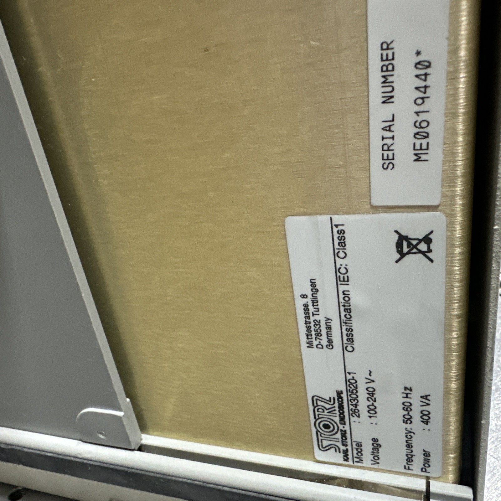 Karl Storz 264305 20 SCB Electronic Endoflator ME0619440