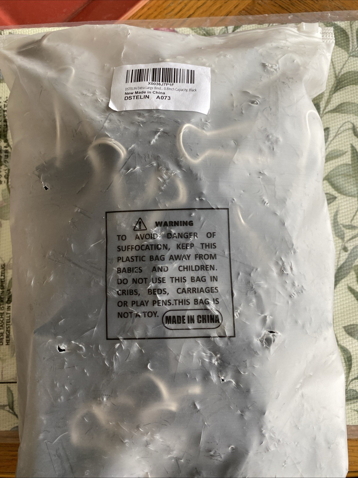 Dstelin Extra Large Bind .8inch Compactor Black