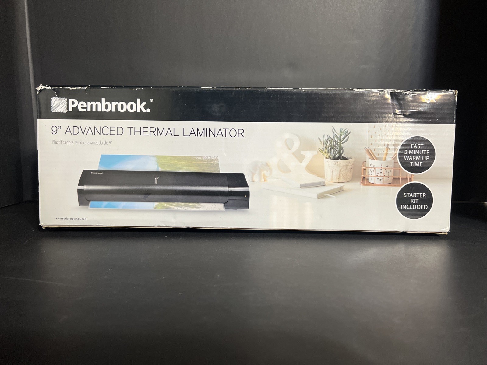 NEW/OPEN BOX PEMBROOK 9″ ADVANCED THERMAL LAMINATOR-FAST 2 MINUTE WARM UP TIME