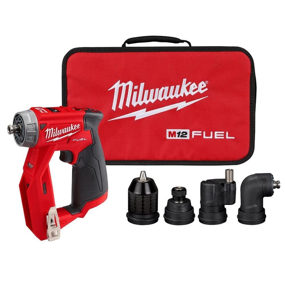 Milwaukee 2505-20 M12 FUEL 4-in-1 Installation Drill/Driver | Tool-Only