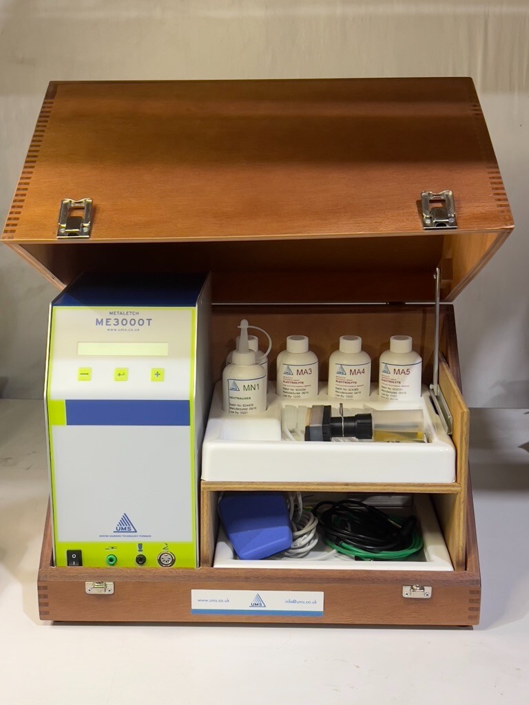 UMS Metaletch ME3000T Advanced Electrochemical Marking System w/ Thermal Printer