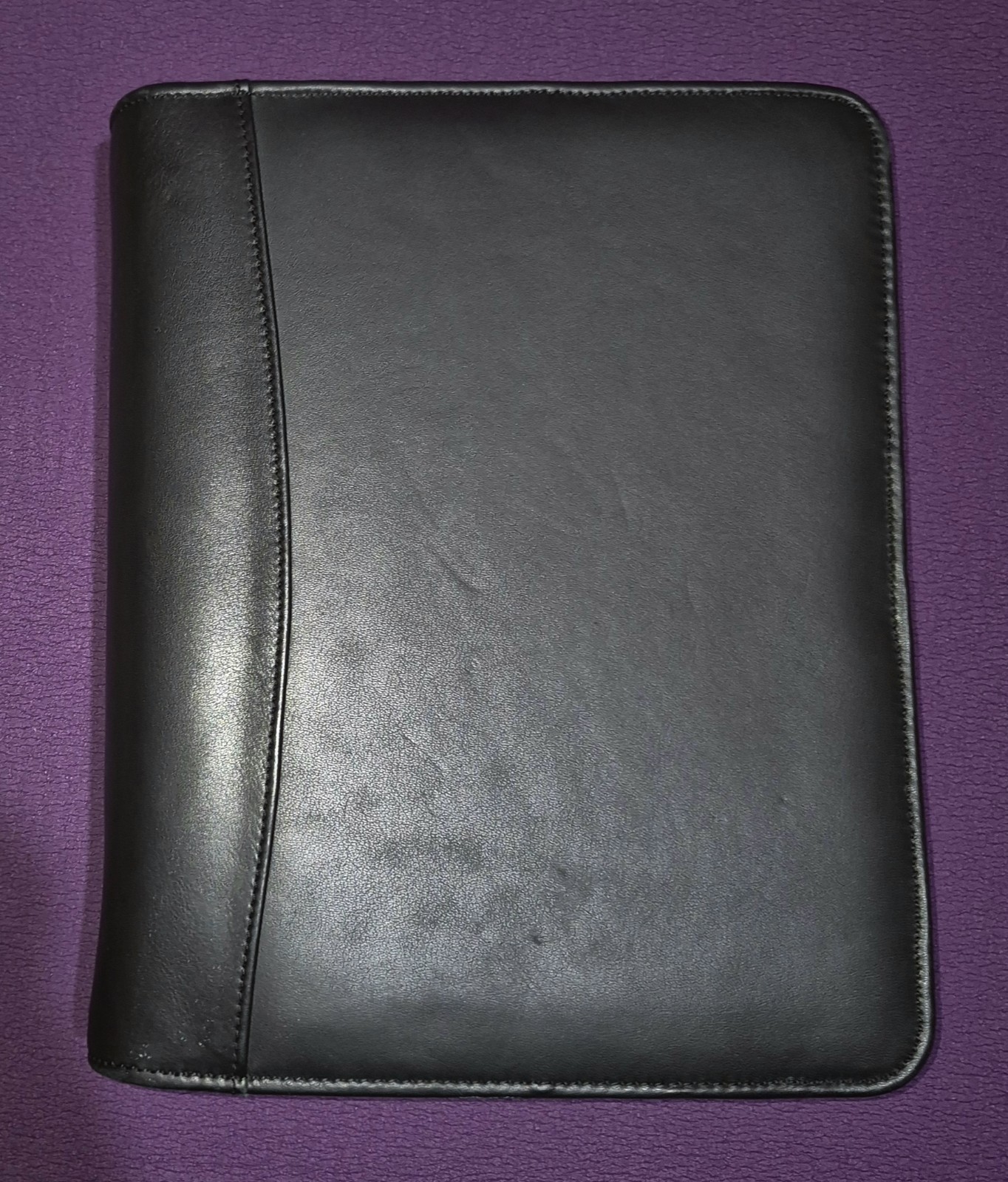 🔥Kirkland Signature Premium Leather 7-Ring Binder New Classic Planner Zip Case