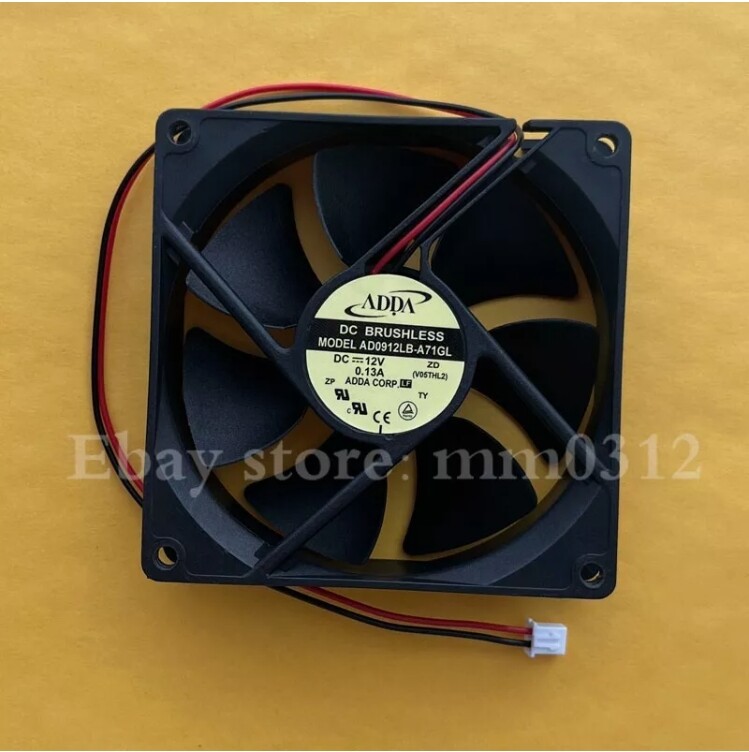 ADDA AD0912LB-A71GL 9025 DC12V 0.13A 9CM 2-Wire Silent Cooling Fan