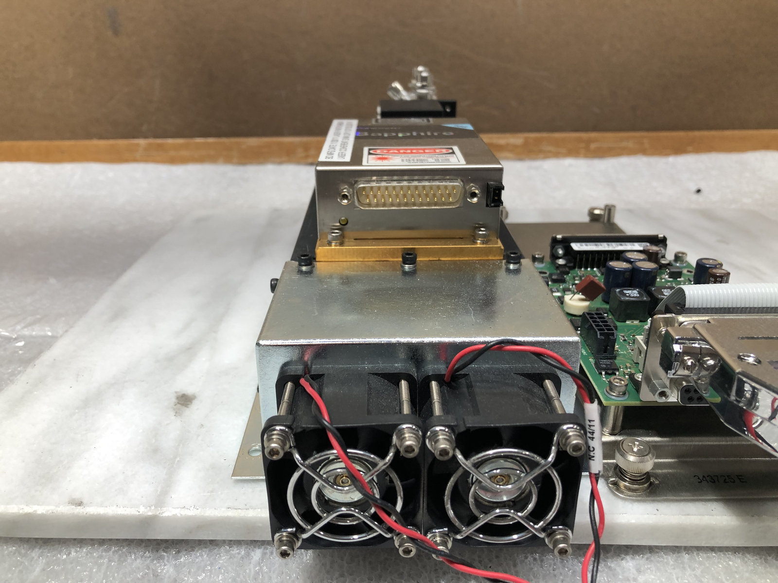 Coherent Sapphire 488-20 Continuous Wave Laser 488nm 20mW w/Controller+FiberCORD