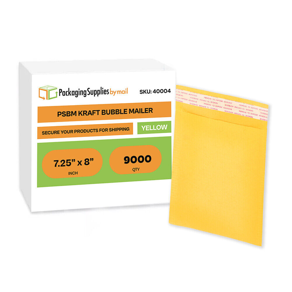 #CD Kraft Bubble Mailers Padded Shipping Envelopes 7.25″ x 8″ 9000 Pack