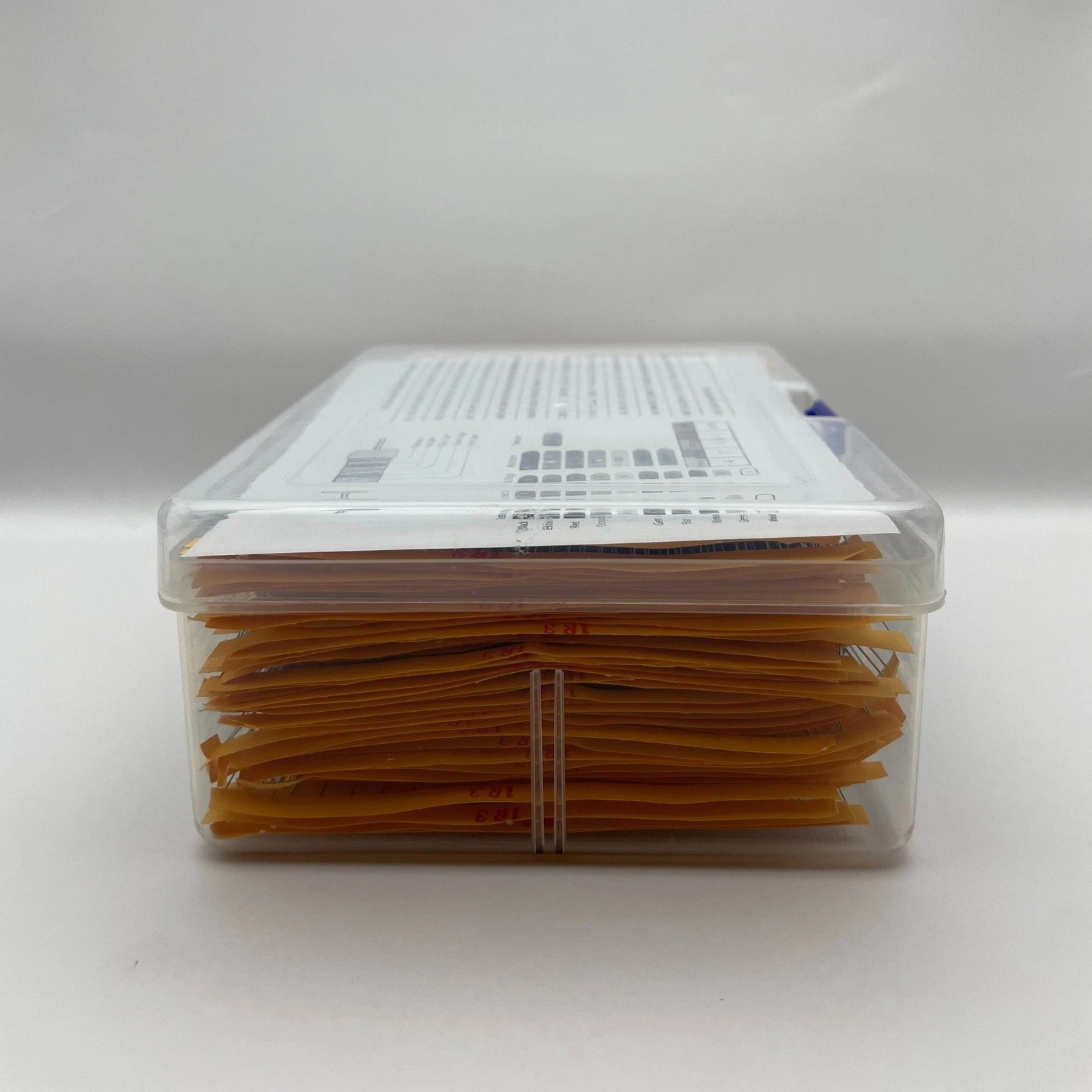 Complete 1/4W Metal Film Resistor Set: 3120pcs, 1Ω-10MΩ ±1%, 156 Values w/Box