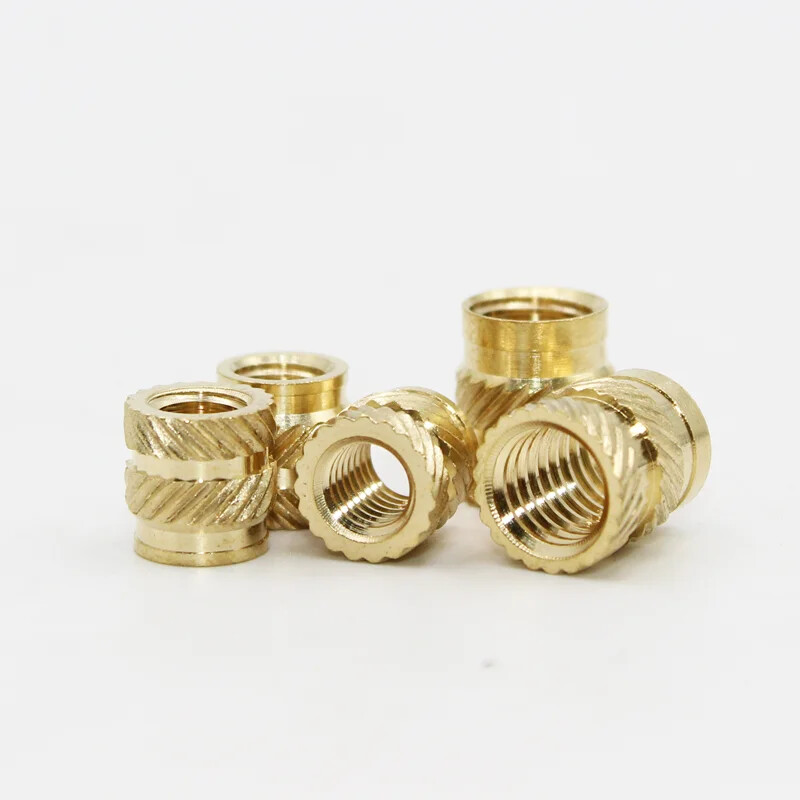 Brass Threaded Insert Nut Kit M2 M2.5 M3 M4 M5 M6 M8 Hot Melt Heat Knurled Embed