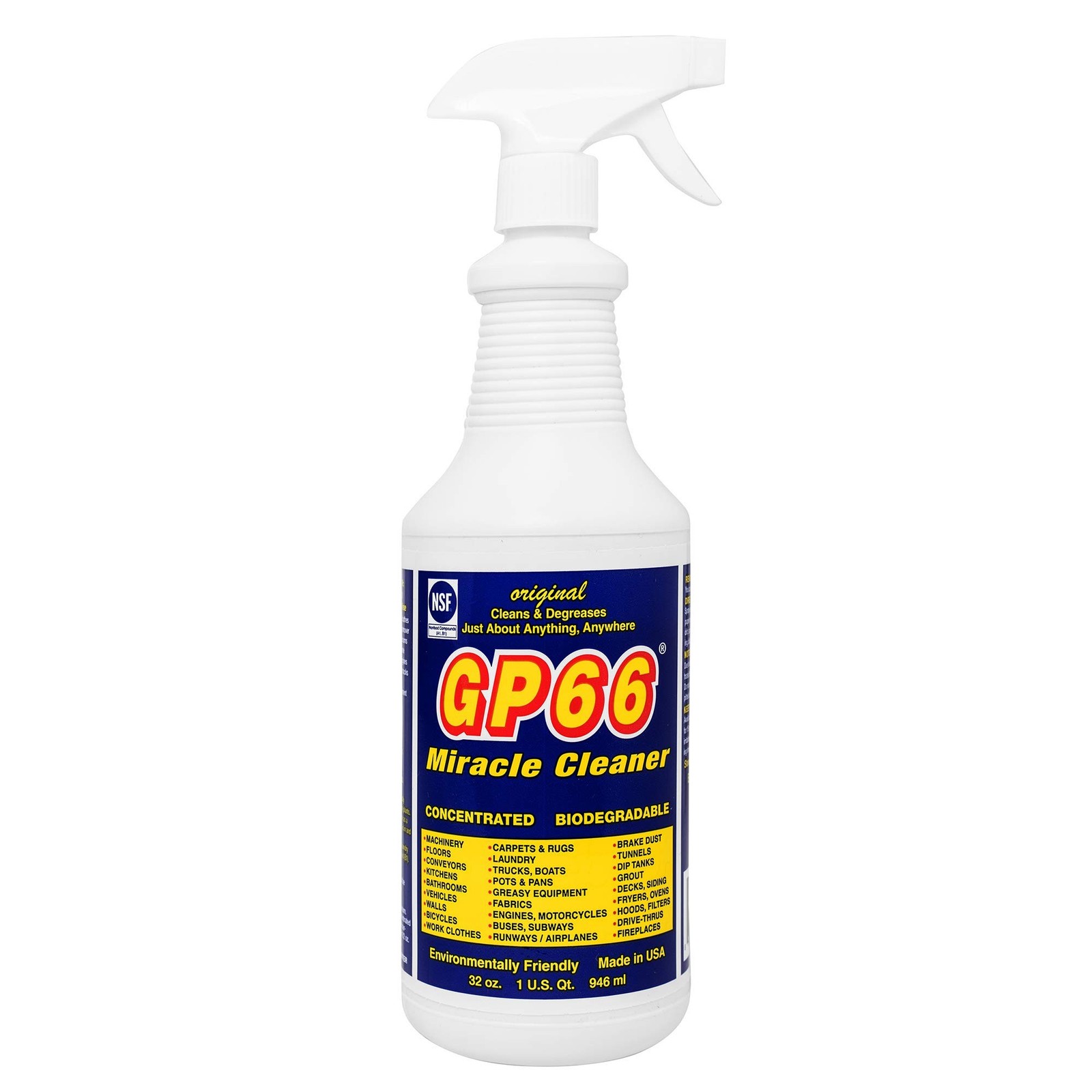 GP66 Green Miracle Cleaner Super Size (32 oz) – Powerful American M… Fas