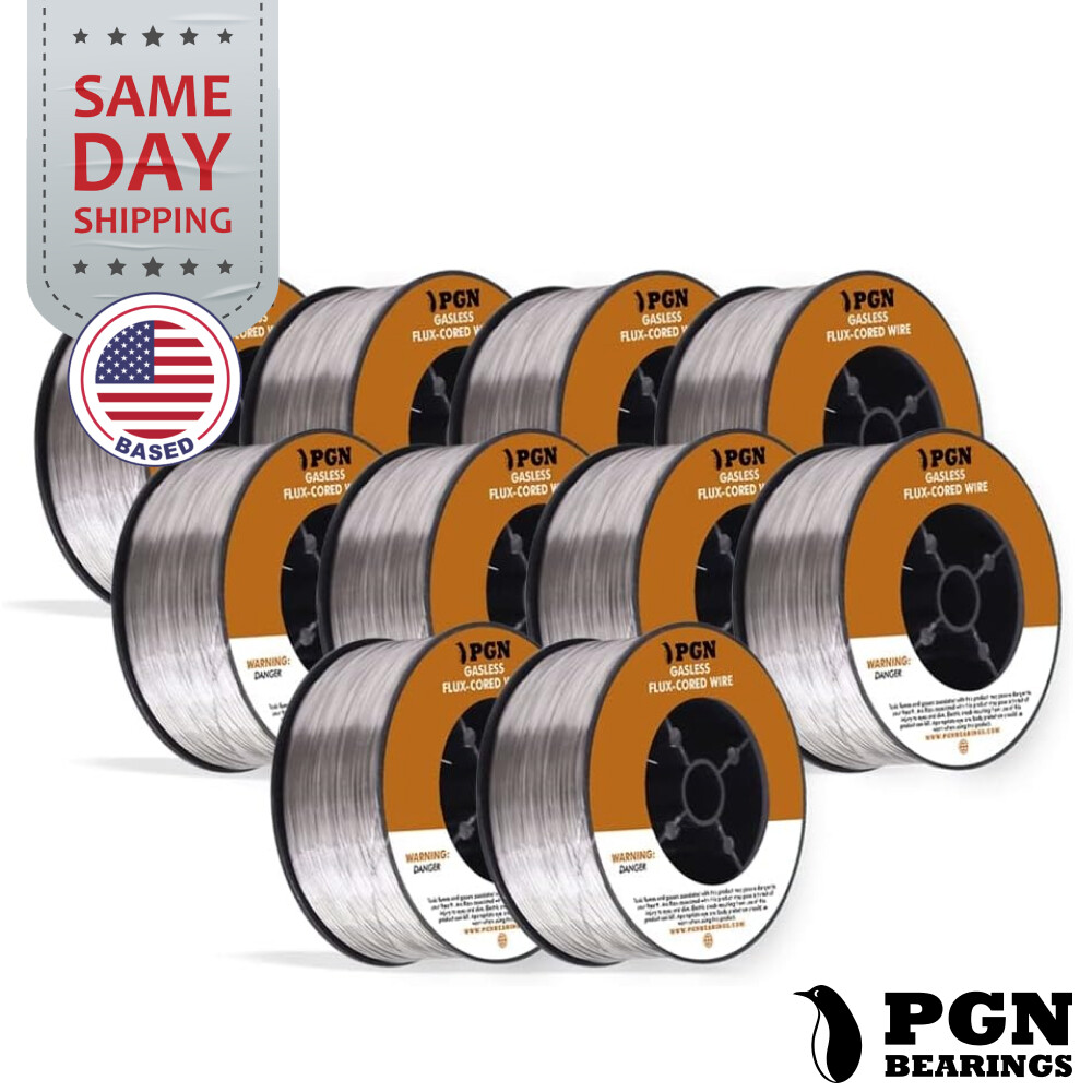 (10 x 2-Lb Spools) E71T-11 .035″ Flux Core Welding Wire – Gasless Mild Steel MIG