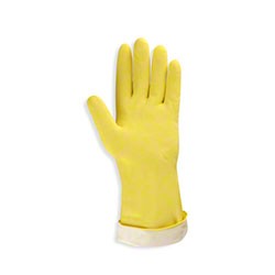 Cordova Safety 4259R Yellow Flock-Lined Latex Gloves Size 9 Large (1 pair)