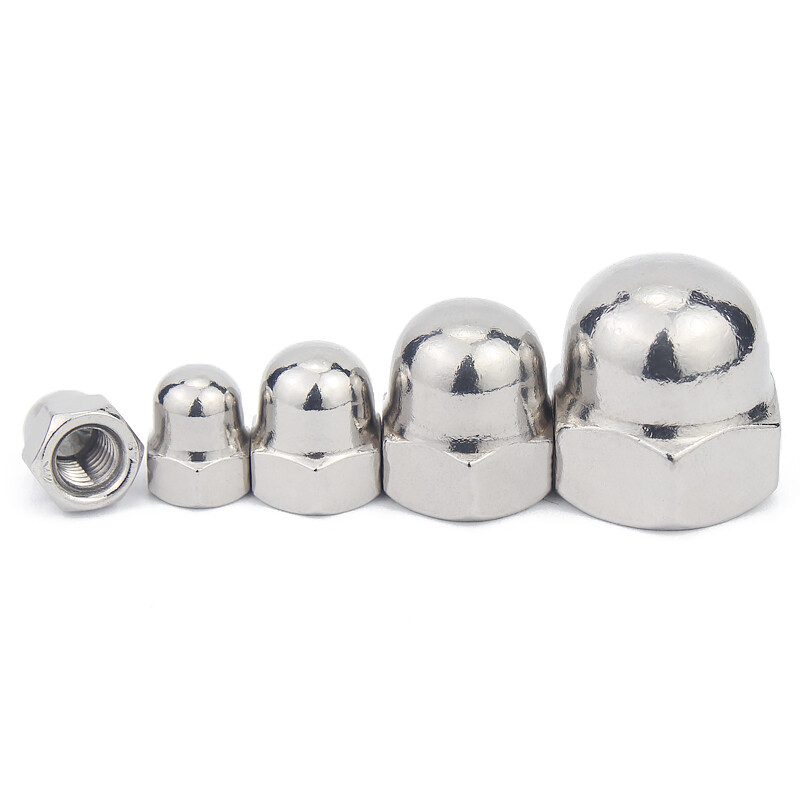 M3 M4 M5 M6 M8 M10 M12 304 Stainless Steel Acorn Nuts Cap Nuts