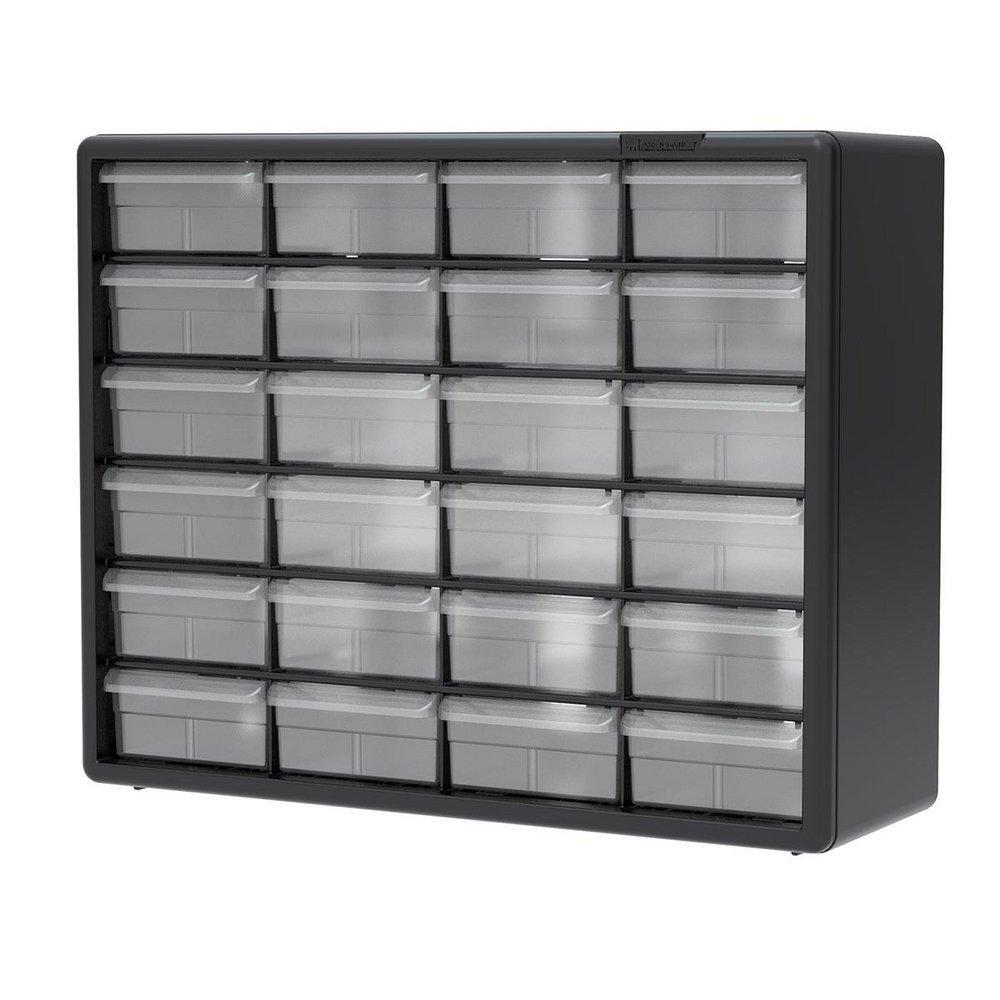 Akro-Mils 10124 20 in. 24-Draw Cabinet Small Part Storage