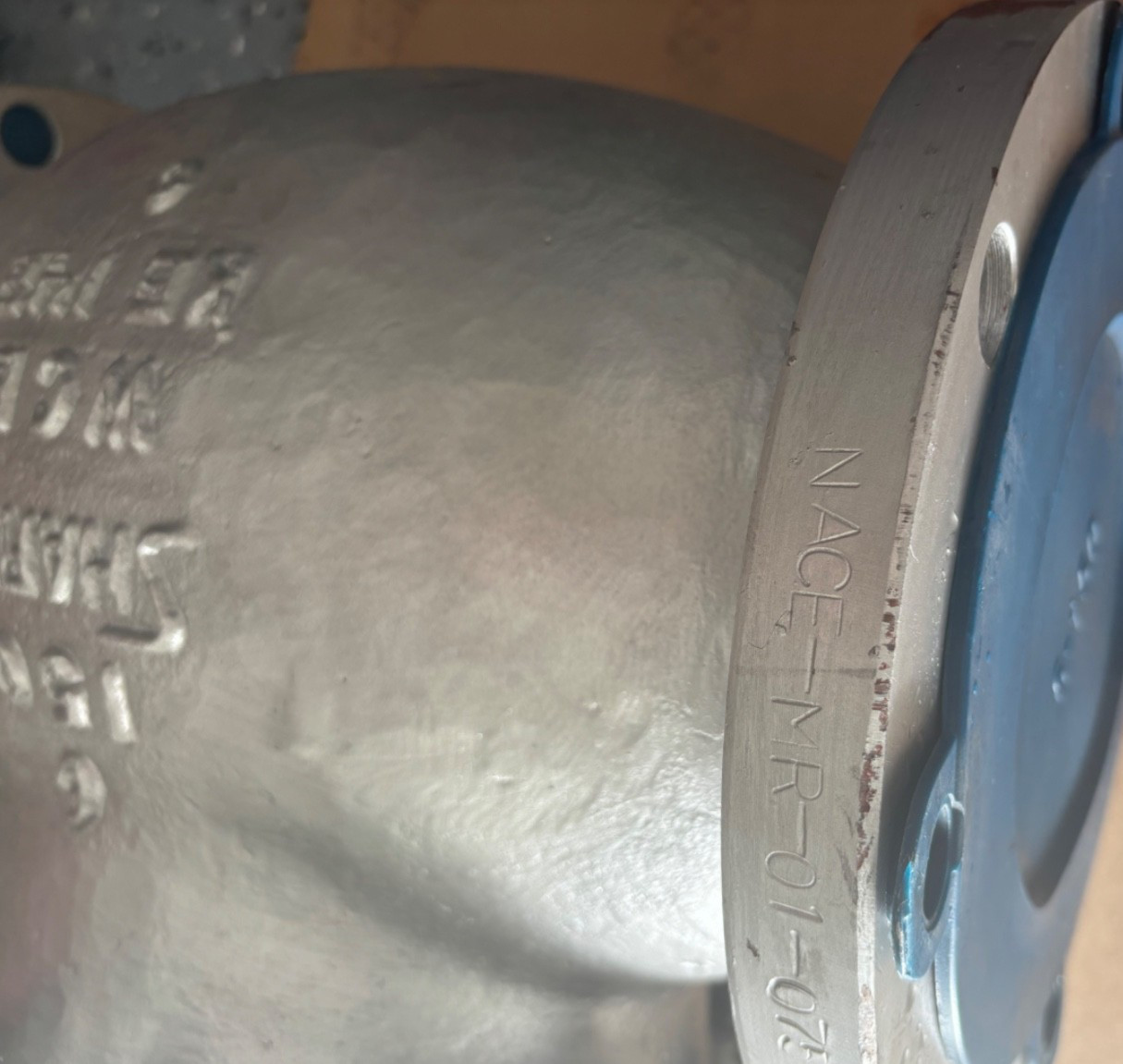 Sharpe WCB Globe Valve 6” 150# Flange Fig #45114 Stellite Seat (NEW) open box