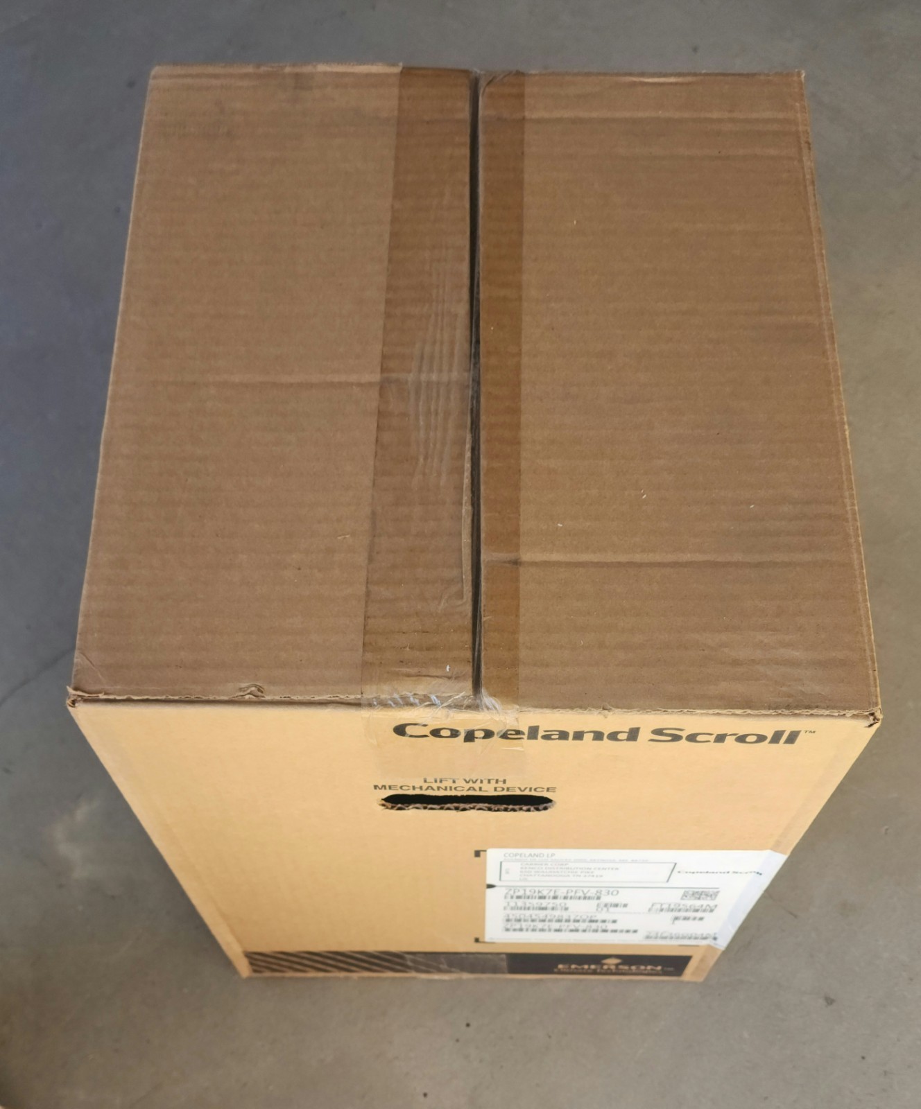 Emerson Copeland Scroll ZP19K7E-PFV-830 Compressor 208-230V 1PH 60Hz 19000 BTU