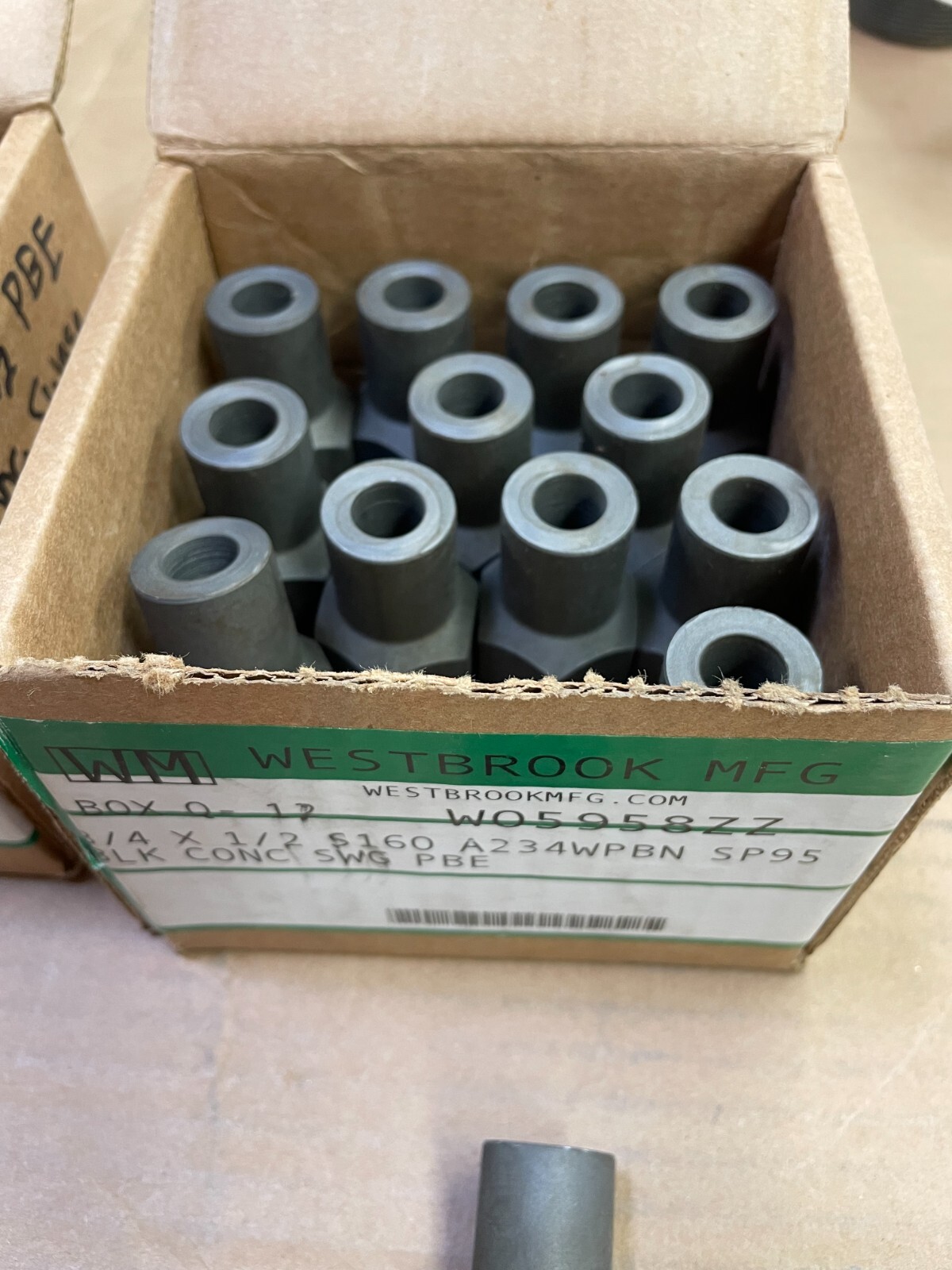 SWAGE NIPPLE 3/4″ x 1/2″ Schedule 160 Concentric Plain Both End A234 WPBN SP95