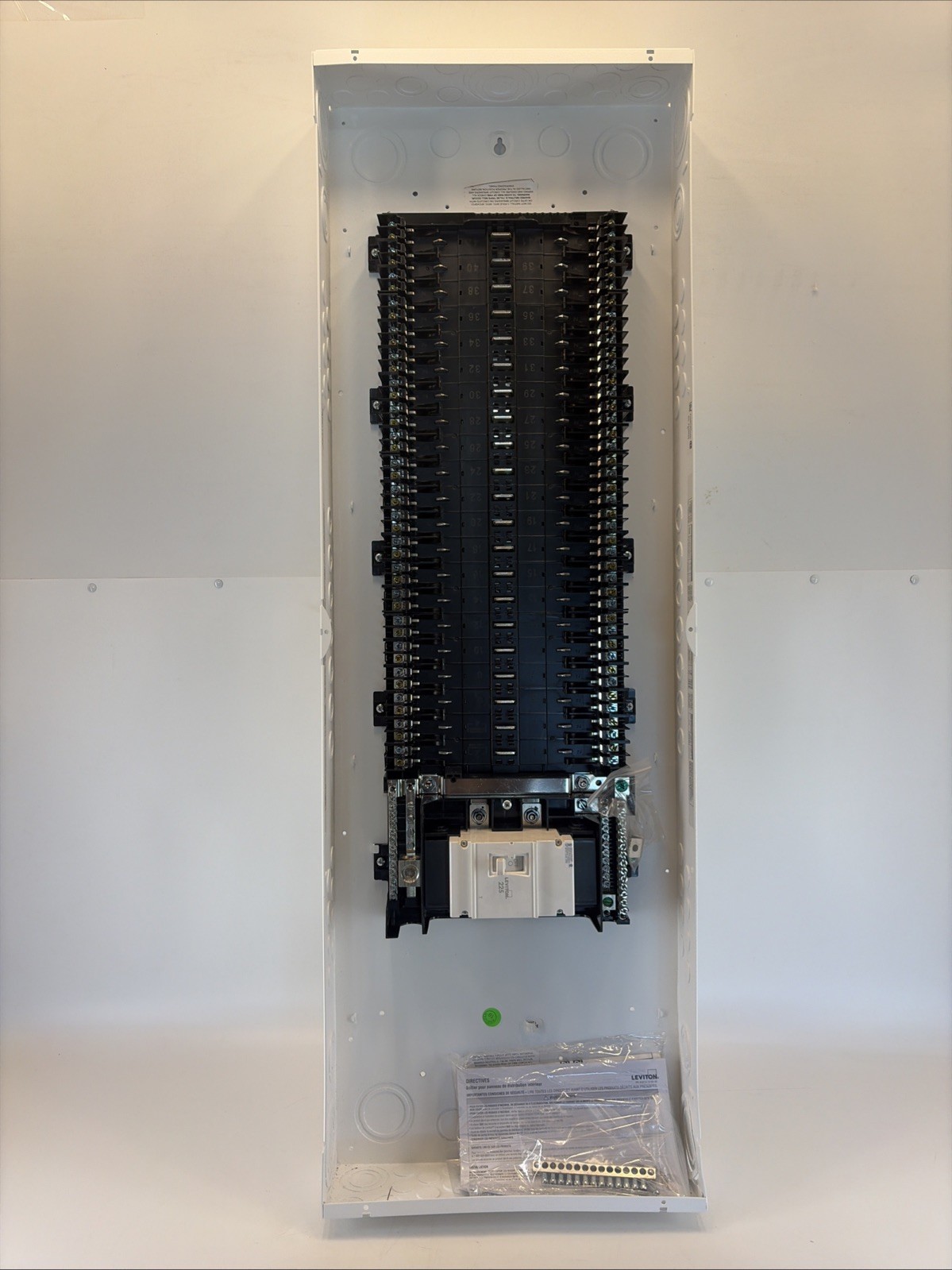Leviton 225 Amp 42/42 Main Breaker Indoor Load Center LP422-BPD White