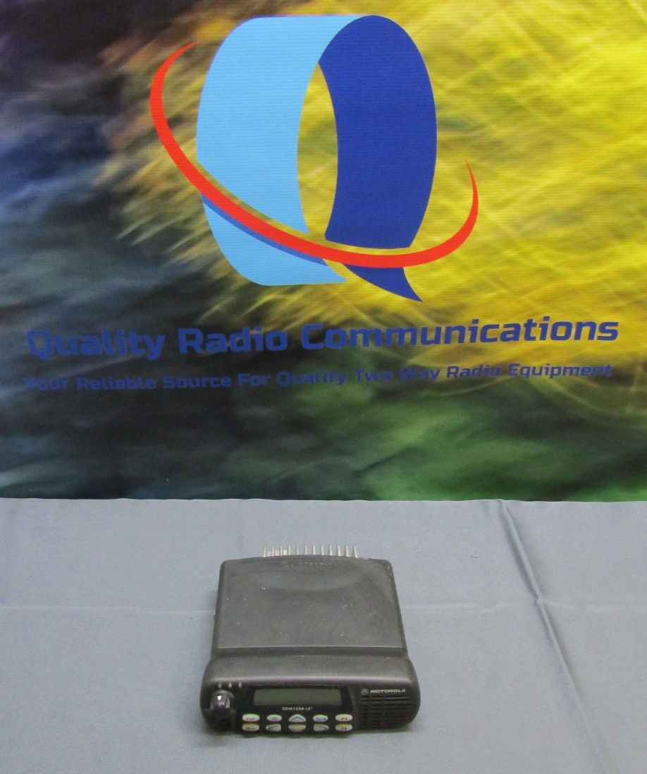 Motorola CDM1550 LS+ 403-470 MHz UHF Two Way Radio AAM25RKF9DP6AN