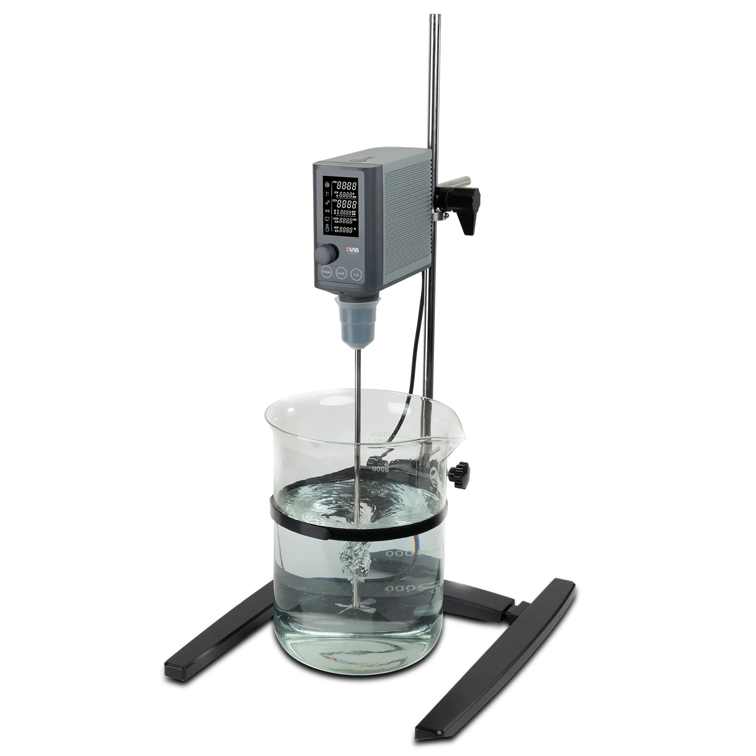 LCD Digital Overhead Stirrer Lab Mixer 50L 2200RPM Constant Speed PT1000 Temp