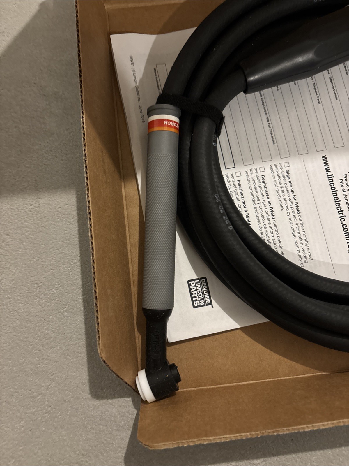 Lincoln Electric PTA-9 Ready to Weld TIG Torch – 12.5 FT – K1782-16