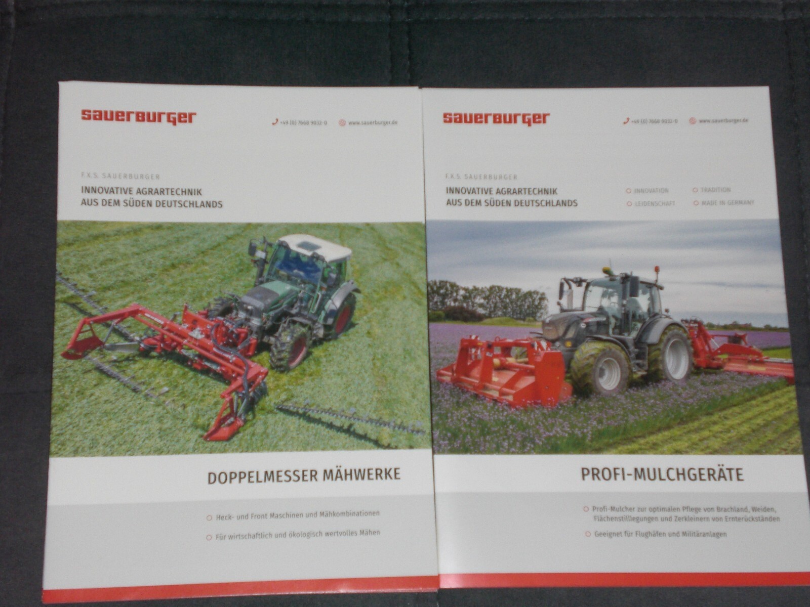 Sauerburger mulchers, double blade mowers brochures from 11/2023 (24982)