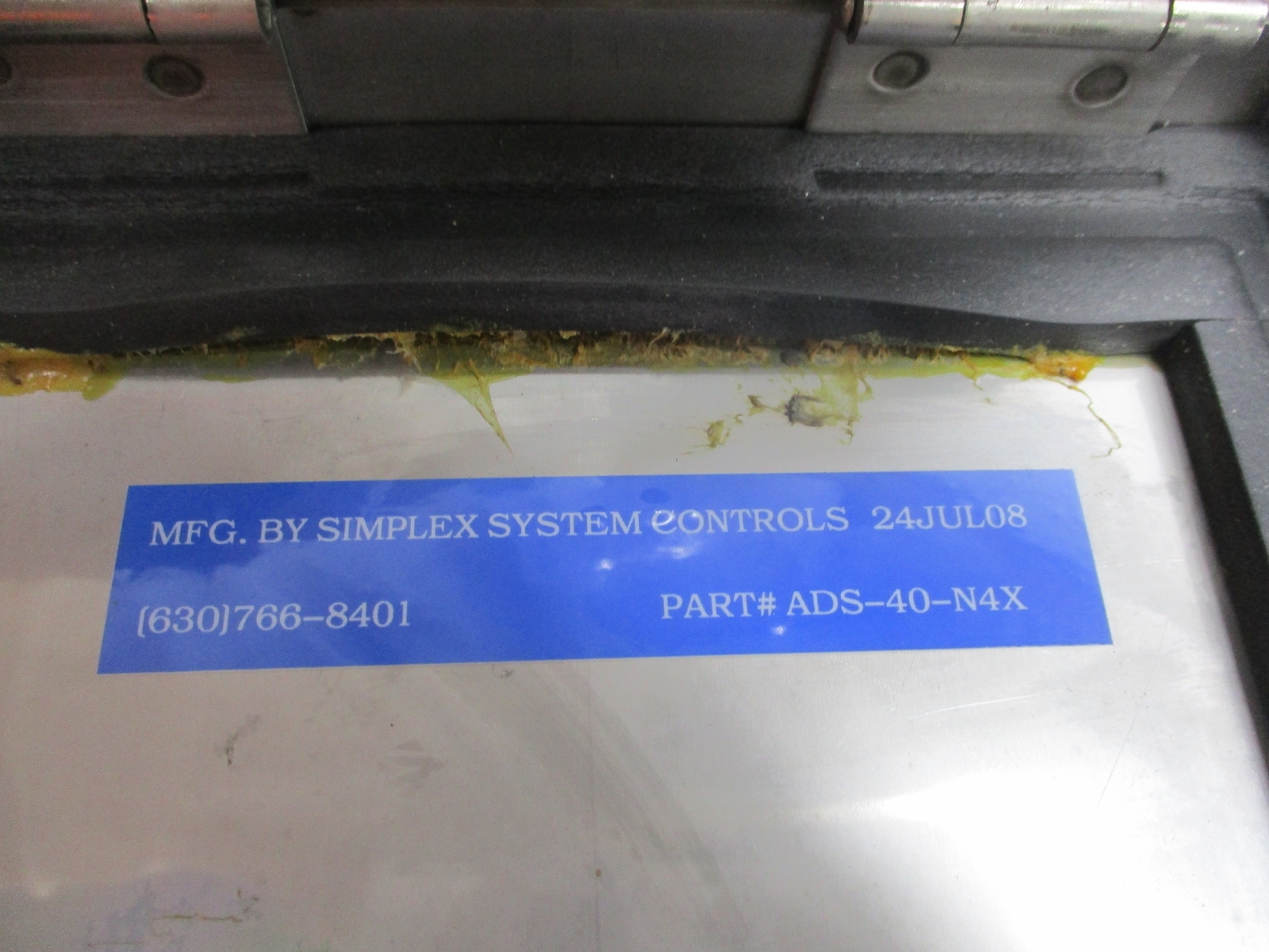 SIMPLEX SYSTEM CONTROLS ADS-40-N4X ENCLOSURE W/LOCK UNMP