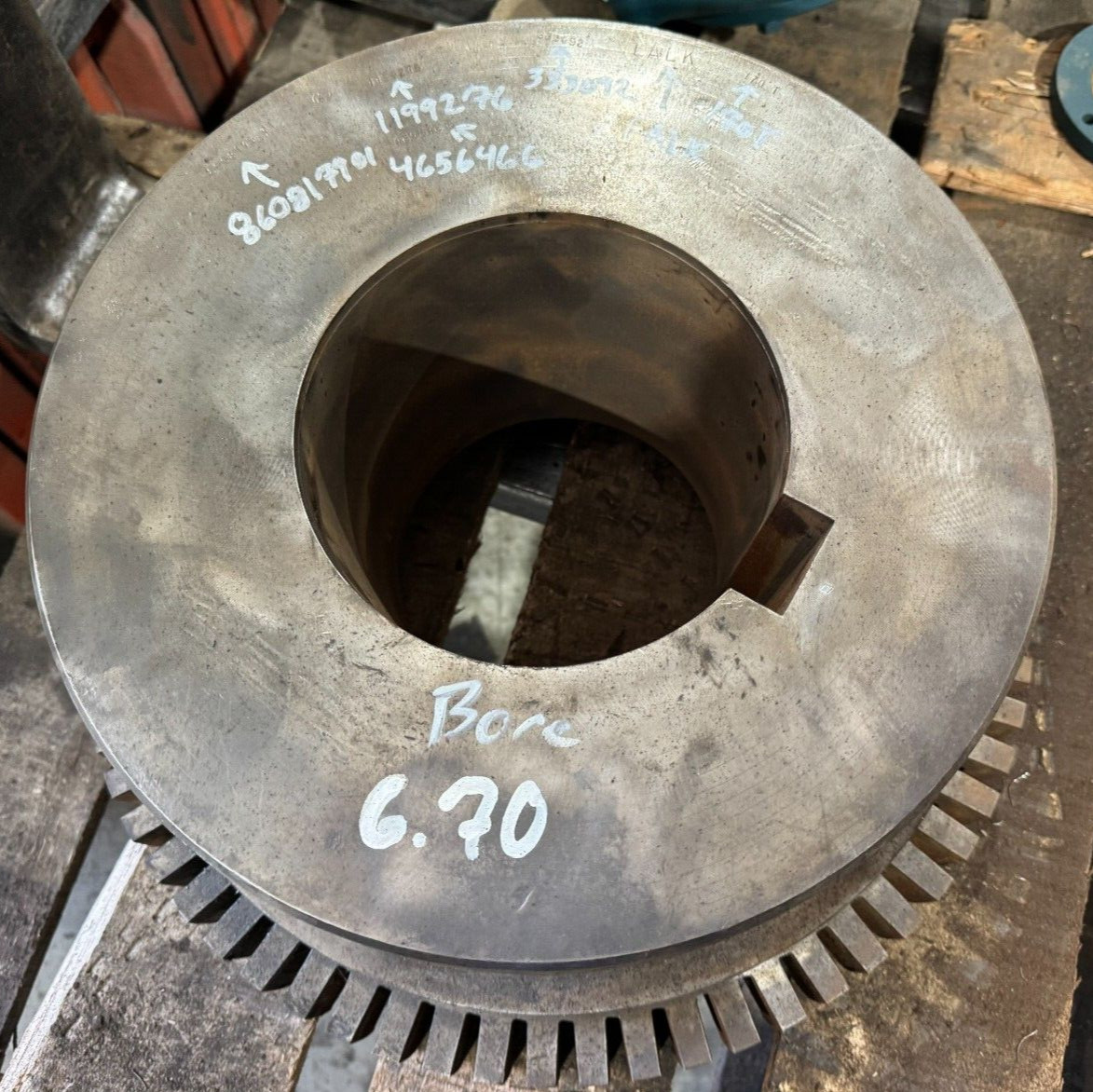 UNUSED FALK 4656466 HUB 1170T COUPLING 6.70″ BORE 333092