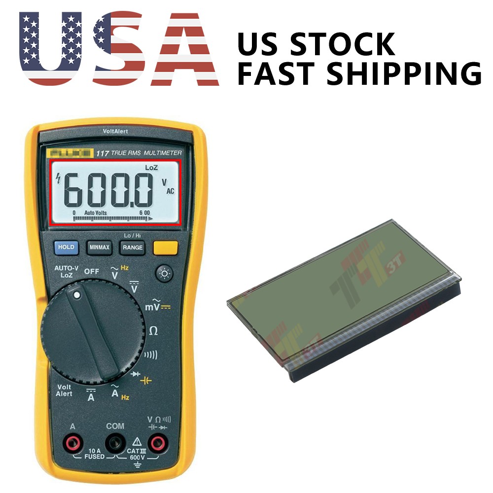 Display for FLUKE 113 114 115 116 117 True-rms Digital Multimeter Repair