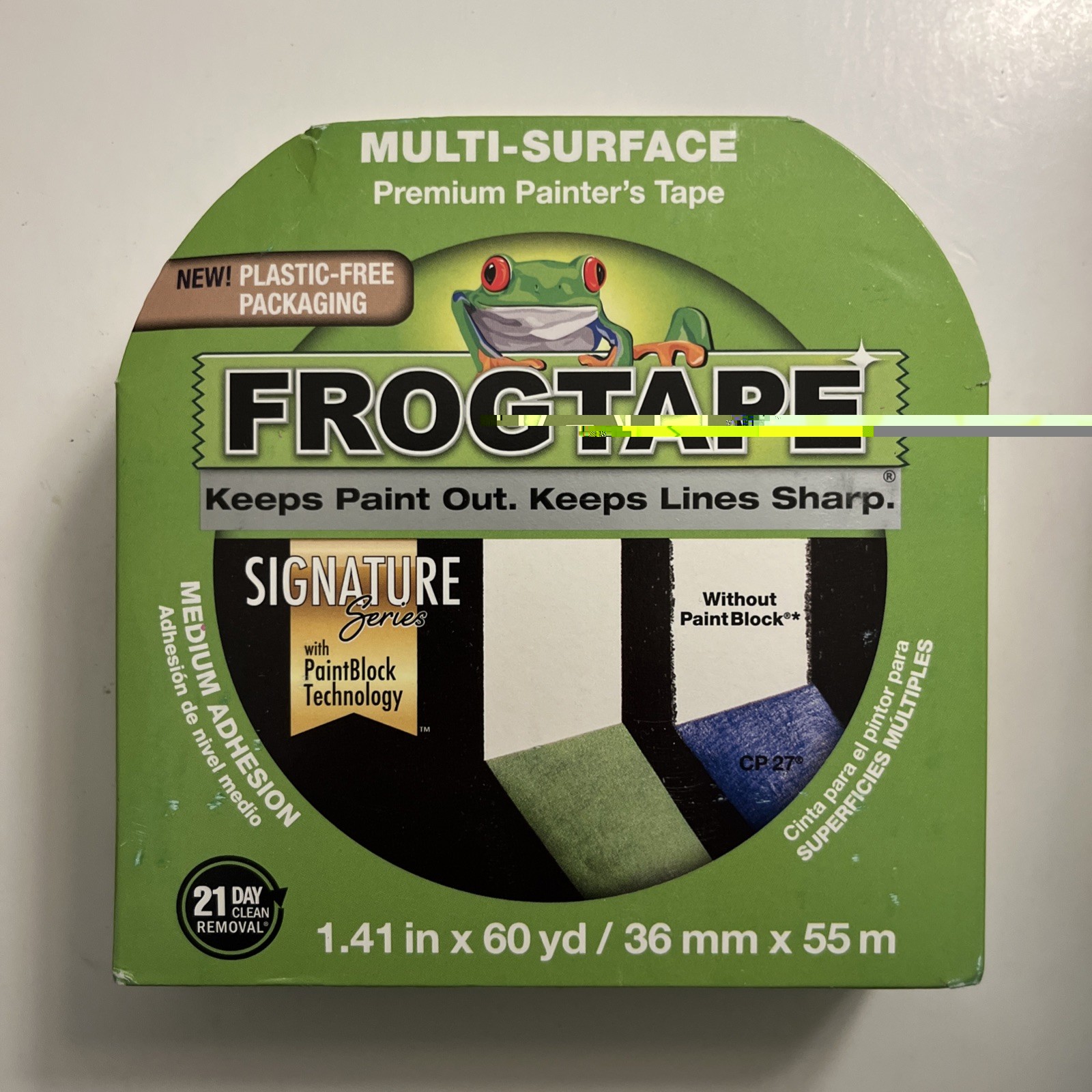 Frog Tape Painters Multi-Surface 1.41 x 60 yds Professional Roll New Sealed