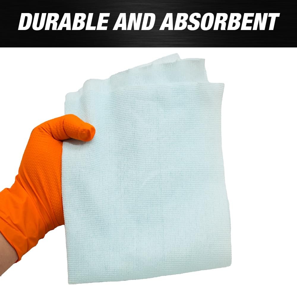 Industrial Wipes Jumbo Roll, Blue (500 Sheets/Roll)