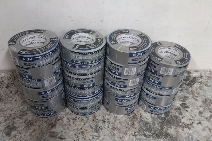 Duck Pro by Shurtape PC 009 SIL-48mm x 55m 23 Pk 1-7/8 In W 60 Yd L Duct Tape