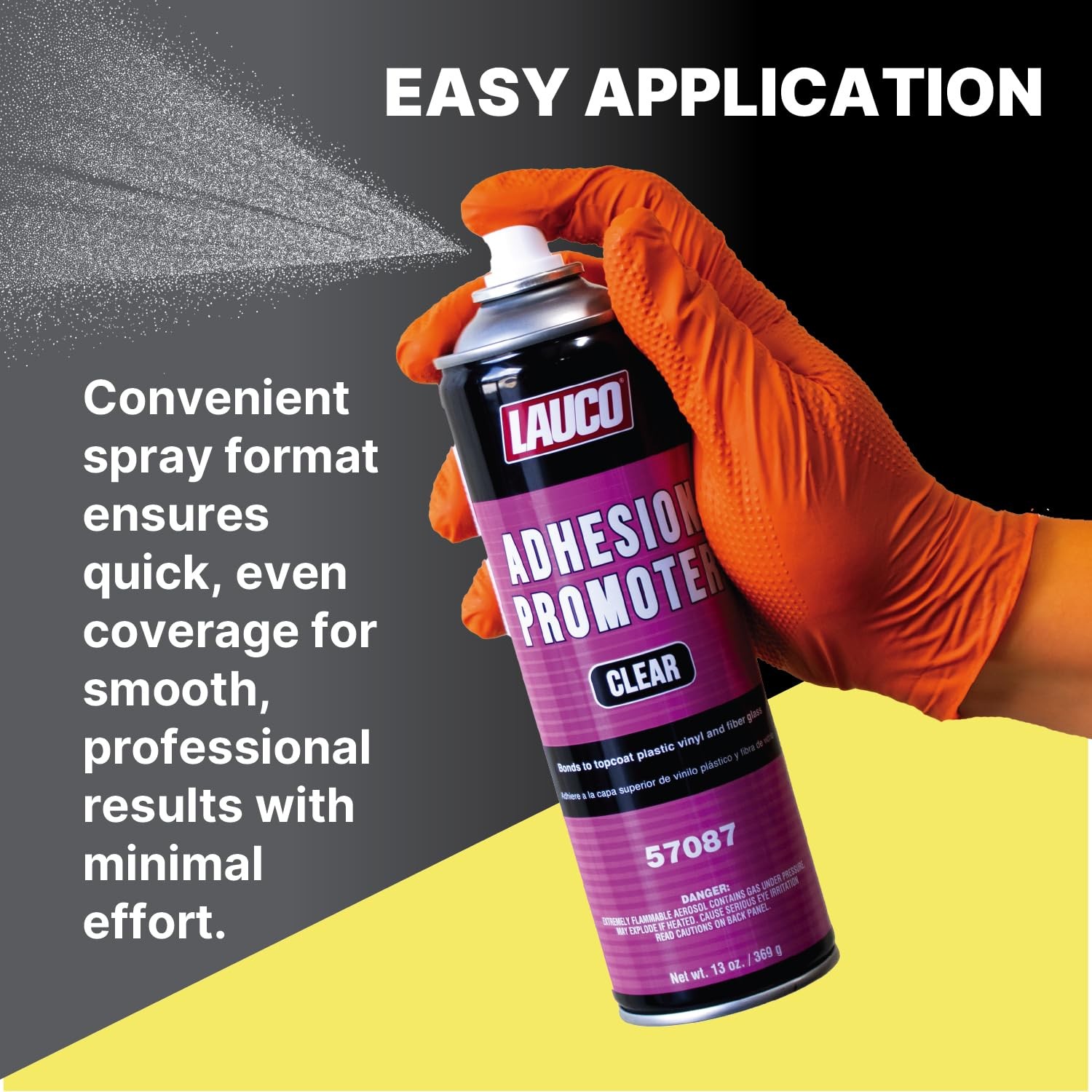 LAUCO Automotive Adhesion Promoter 13 oz Spray Can (57087) – Use on Multi