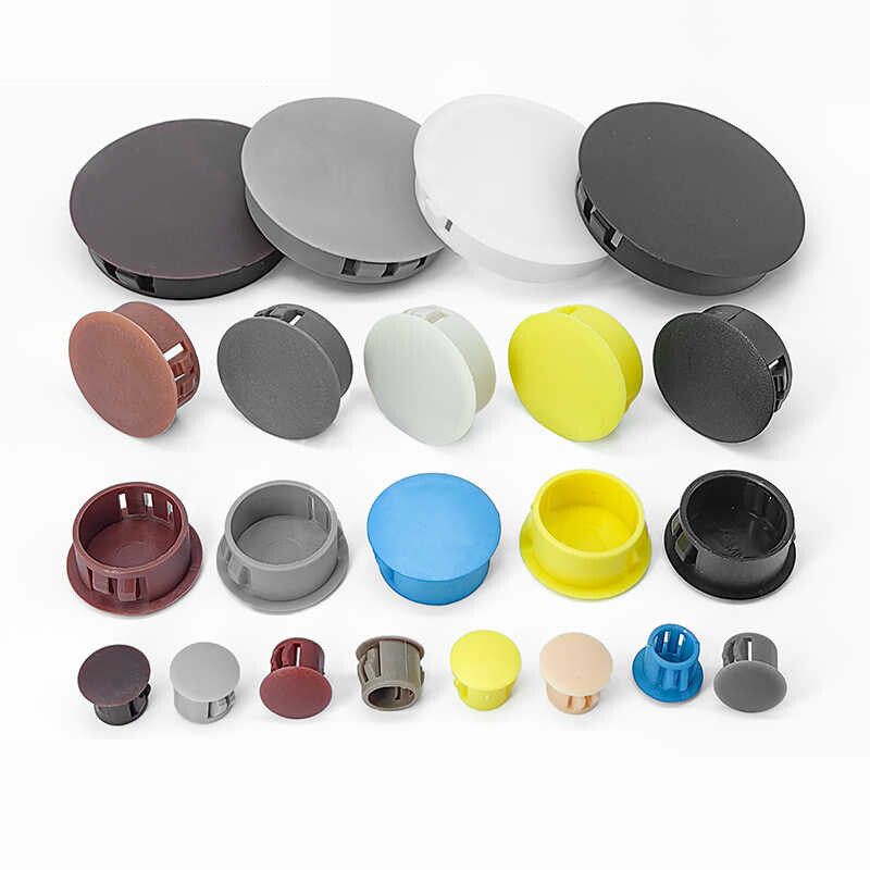 Round Plastic Blanking End Caps Hole Cover Tube Pipe Inserts Plug Bung 5mm-60mm