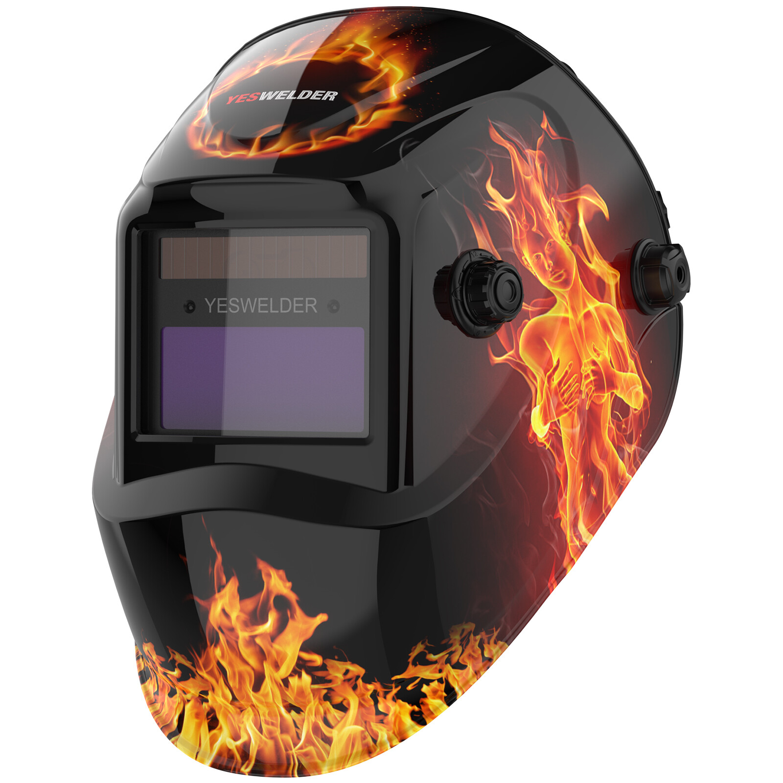 True Color Pro Solar Auto Darkening Filter Welding Helmet Shade 4, 9-13