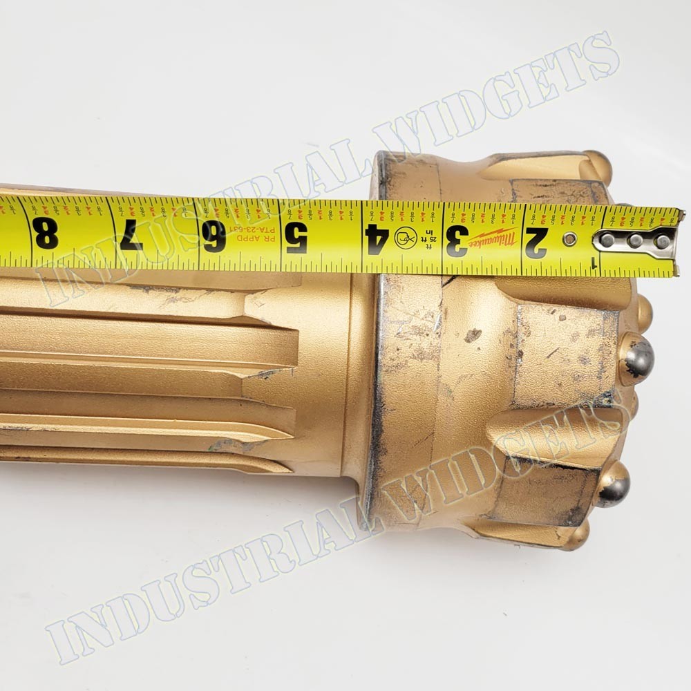 6-1/4″ DTH Bit QL 60 Concave Face, Spherical Buttons, 3 Air Holes & Foot Valve