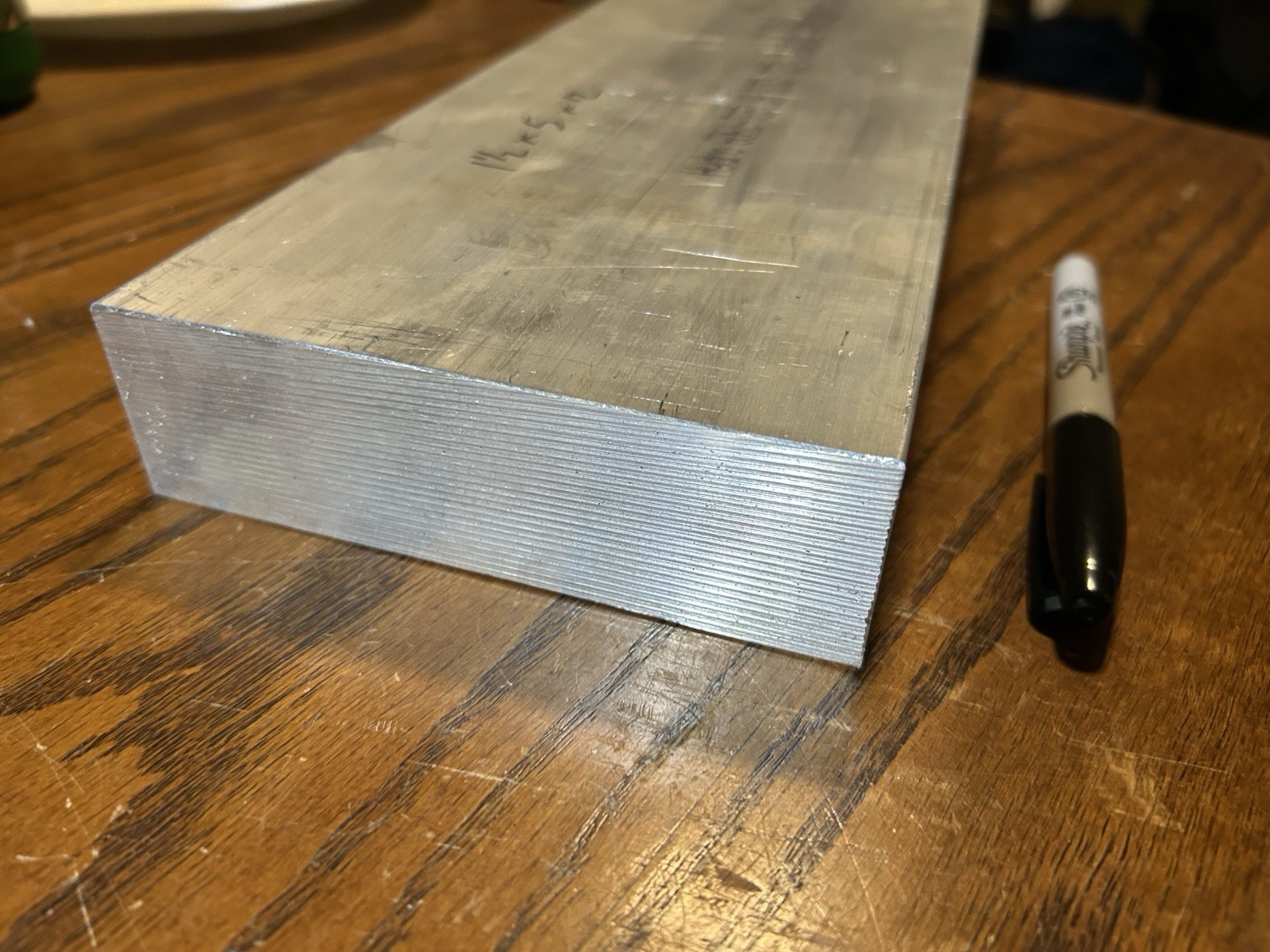 1-1/2″ x 5″ x 12″ , 6061 Aluminum flat bar stock
