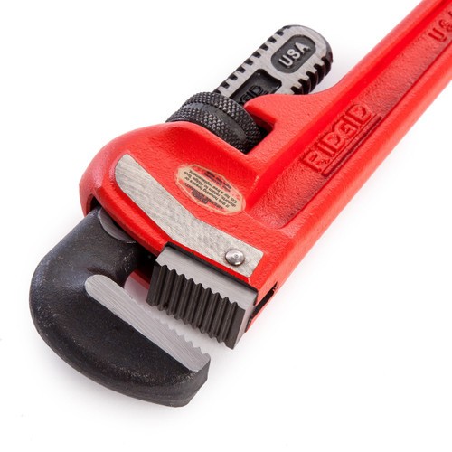 RIDGID 31020-CL Pipe Wrench 2″ OD Ductile-Iron 1.6kg Capacity