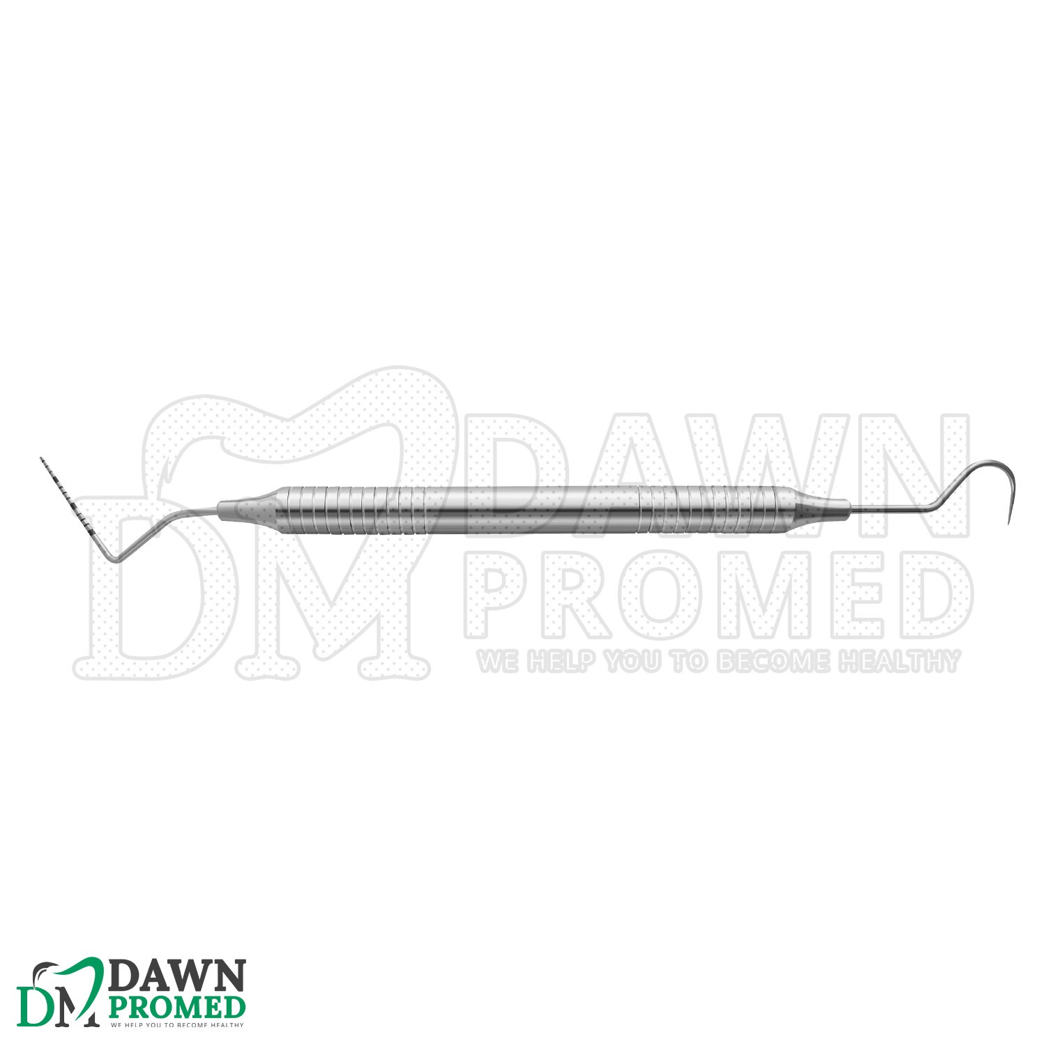 3 Pcs Periodontal Probe UNC15/23 Expro Double End Color Coded Hollow Handle Set