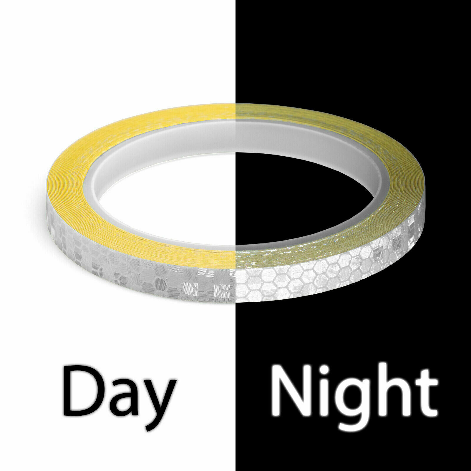 26FT Reflective Safety Tape Self Adhesive pinstripe Sticker Strip Decal 1CM