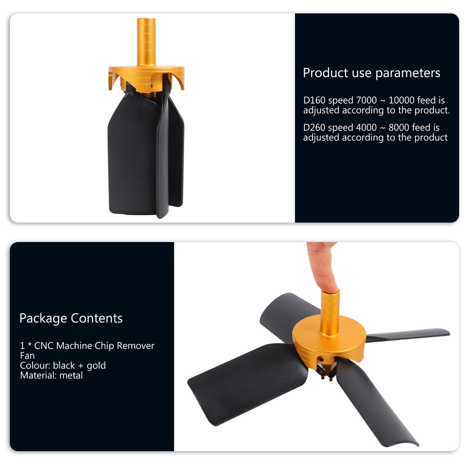 D16 CNC Machine Chip Removal Fan Scrap Sweeper Automatic Cleaning Tool for2169